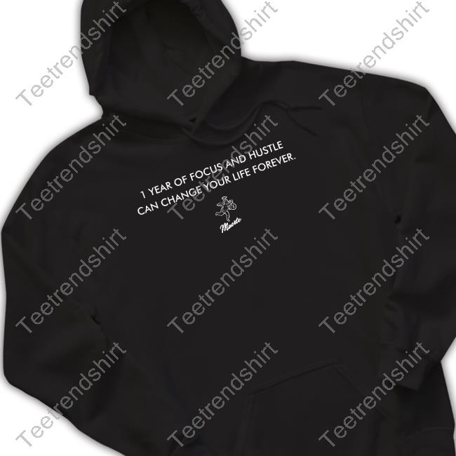 1 Year Of Focus And Hustle Can Change Your Life Forever T Shirts