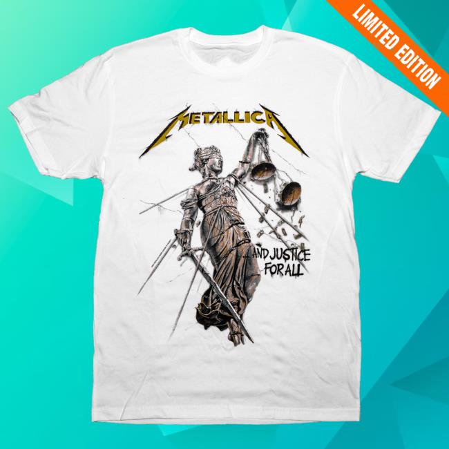 ...And Justice For All Album Cover New T-Shirt